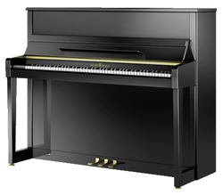 piano droit avec console